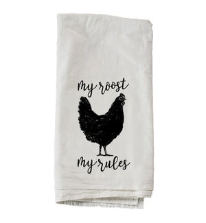 My Roost My Rules Chicken Towel